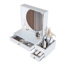 Ver imagem 5 de Penteadeira Suspensa com Nichos e Gavetas Branca Cor:branco