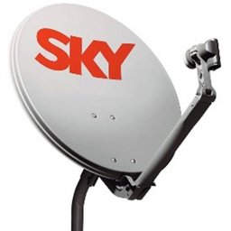 Kit de Antena Parabólica Sky 60cm + Receptor Digital Sky Pré-pago Flex Hd - 2