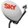 Kit de Antena Parabólica Sky 60cm + Receptor Digital Sky Pré-pago Flex Hd - 1