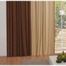Cortina Sofia 2 Metros x 1,80 Metros Alt Tecido Malha - Tabaco/Avelã - 3
