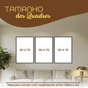 Ver imagem 4 de Quadro Decorativo Minimalista Formas Circulares e Traços Moldura Filete:Moldura Preta/50X75