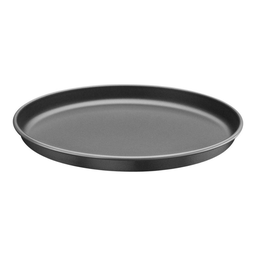 Forma De Pizza Assadeira Antiaderente Bandeja Resistente32cm:Preto - 7