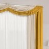 Cortina Para Varão Micaela 3 Metros X 2,80 Metros Alt Tecido Malha - Mostarda - 2