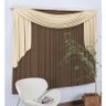 Cortina para Varão Isabeli 4 Metros x 2,80 Metros Alt Tecido Malha - Tabaco/Avelã - 1