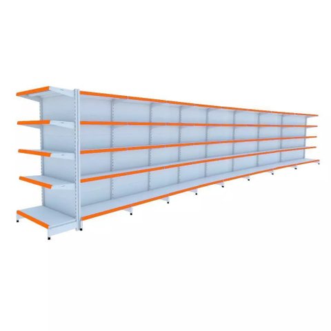 Gondola Centro 170 Fit Ate 8 Metros 1 Ponta Branco 85b Pe Laranja
