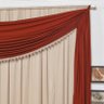Cortina Madame 2,00 Metros x 1,80 Metros Alt Tecido Malha - Vermelho - 2