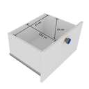 Ver imagem 6 de Organizador Gaveteiro com Mesa Rubi 100% Mdf + Eiffel Azul