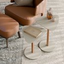 Ver imagem 2 de Mesa para Sala Apoio Lateral Mezanino Paris Gianduia
