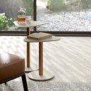 Ver imagem 4 de Mesa para Sala Apoio Lateral Mezanino Paris Gianduia