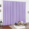Cortina Fascínio 2Mx 1,60M Alt. Tecido Malha Gel com Ilhós - Lilás - 1