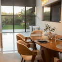 Ver imagem 4 de Mesa de Jantar Oval 2,00 x 1,00 Tampo Laminado e 6 Cadeiras Gaia Linho Bege