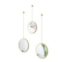 Ver imagem 2 de DIMA - TRIO DE ESPELHOS REDONDOS DOURADO