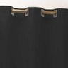Cortina Ana Maria 4,00m x 2,70m com Ilhós Ouro Velho - Preto - 2