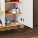Ver imagem 5 de Sapateira Hall de Entrada Organizador Sala Quarto Prateleira 1 Porta Banquinho Sapato Nicho Shoes -