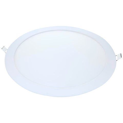 Painel Plafon Redondo 24w Embutir Branco Neutro 4000k