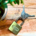 Ver imagem 1 de Cadeado Zamac Latonado - Stam 35mm