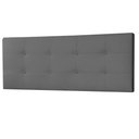 Ver imagem 3 de Kit Painel e Calçadeira Baú Casal 1,40m Berlim Suede Cinza - Pallazio