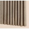 Cortina para Varão Ravena 2 Metros x 1,70 Metros Alt. Tecido Blackout Rustico - Terra - 3