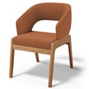 Ver imagem 5 de Kit 04 Cadeiras de Jantar e Estar Living Estofada Lince L02 Bouclê Terracota - Lyam Decor