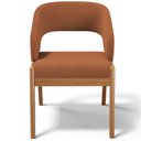 Ver mais imagens de Kit 04 Cadeiras de Jantar e Estar Living Estofada Lince L02 Bouclê Terracota - Lyam Decor