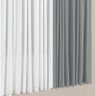 Cortina Paris 4 Metros x 2,80 Metros Alt. - Malha - Cinza/Branco - 2