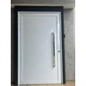 Porta Pivotante 2,40x1,20 Lambril Duplo Aluminio Branco Linha 45 Gold - 4