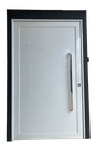 Ver imagem 6 de Porta Pivotante 2,40x1,20 Lambril Duplo Aluminio Branco Linha 45 Gold