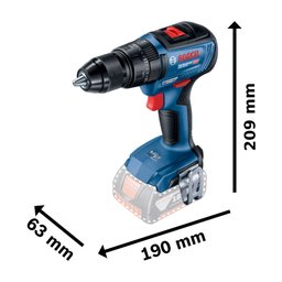 Parafusadeira Furadeira Impacto a Bateria Gsb 18v-50 Brushless 18v Sb Bosch - 8