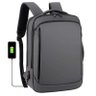 Mochila para Laptop / Notebook a prova d'água com carregador USB ZIRANYU Official Store Gray backpac - 1