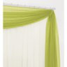 Cortina para Varão Melissa 2 Metros x 1,70 Metros Alt Tecido Microfibra - Palha/Verde - 2
