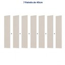 Ver imagem 5 de Painel Liso para TV até 86 Polegadas Planejado 280x230cm Aruá CabeCasa MadeiraOriginals Off White
