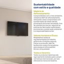 Ver imagem 7 de Painel Liso para TV até 86 Polegadas Planejado 280x230cm Aruá CabeCasa MadeiraOriginals Off White