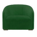 Ver imagem 2 de Poltrona Decorativa Julia Suede Verde - Dominic Decor