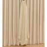 Cortina para Varão Ana 3 Metros x 2,60 Metros Alt. Tecido Blackout e Voil - Palha - 2