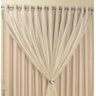 Cortina para Varão Ana 3 Metros x 2,60 Metros Alt. Tecido Blackout e Voil - Palha - 3
