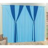 Cortina Rafaela 4m x 2,80m Malha Gel + Abraçadeiras - Azul/Royal - 1