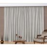 Cortina Genebra 2M x 1,80M para Trilho Suíço - Cinza - 1