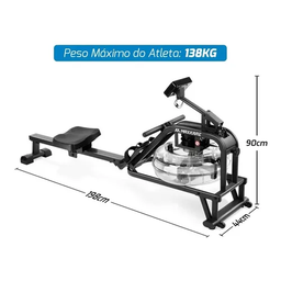 Simulador de Remo À Base de Água Maxkare Ahead Warterrower - 6
