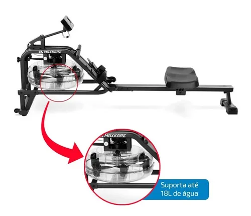 Simulador de Remo À Base de Água Maxkare Ahead Warterrower - 3