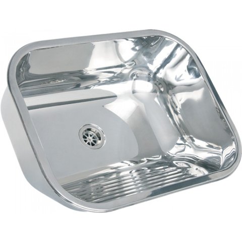 Tanque Inox 50x40x20cm 27 L Polido - Construinox