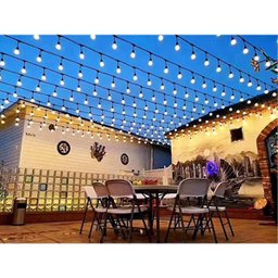 Varal Solar 20 Lampadas 12 Metros Placa Solar Led Filamento Cordao Festa Casamento Aniversario Jardi - 10