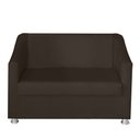 Ver imagem 3 de Kit Poltrona Namoradeira e 2 Poltronas Decorativa 68 cm Tilla Marrom - Mafer