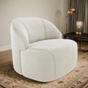 Ver imagem 2 de Kit 2 Poltronas Organica Decorativa Eloa Boucle Bege - Londrilar