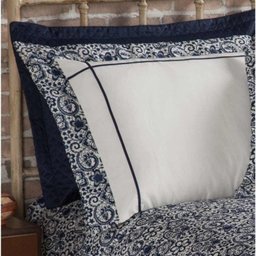 Edredom Casal Queen Esmeralda 04 Peças Com Almofada - Floral Marinho - 2