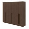 Guarda-Roupa Bertha 6 Portas 2 Gavetas - Lopas - Imbuia Clean - 1