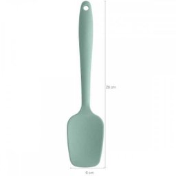 Espátula De Cozinha Colher De Silicone Utensílio Lambe Lambe Ou Verde Menta - 3