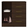 Cômoda 4 Gavetas Organizadora Montevideu Café Touch - 4