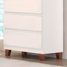 Cômoda Canela em MDF com 4 Gavetas e Pés Madeform - 3