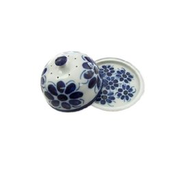 Queijeira de Porcelana Feita e Pintada a mão - Monte Sião - 4