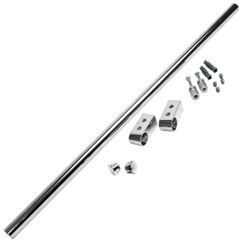 Tubo Barra Cozinha para Aramados 5/8 X 60cm Cromado 7272